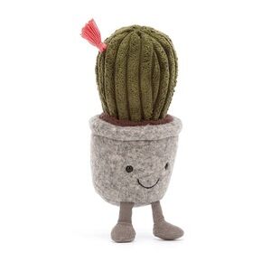 Jellycat Olive and Gray Plush Cactus